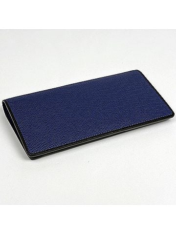 Louis Vuitton Louis Vuitton Portefeuille Brazza Long Wallet, Taiga Leather, Cobalt (Blue), M30559, Men's (view 2)