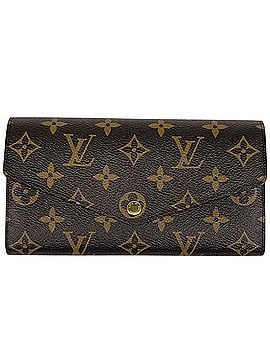 Louis Vuitton Louis Vuitton Portefeuille Sarah Long Wallet, Monogram, Brown Fuchsia (Bordeaux), M62234, Women's (view 1)