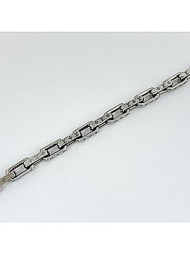 Louis Vuitton Louis Vuitton Monogram Chain Necklace, Metal, Silver, Men's (view 2)