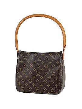 Louis Vuitton Louis Vuitton Looping MM Shoulder Bag, Monogram Brown, M51146, Women's (view 1)