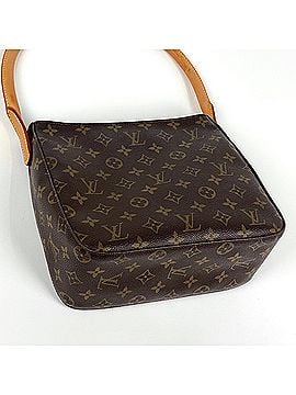 Louis Vuitton Louis Vuitton Looping MM Shoulder Bag, Monogram Brown, M51146, Women's (view 2)