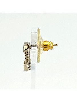 Chanel Chanel Coco Mark Earrings, GP Gold, Women's (view 2)