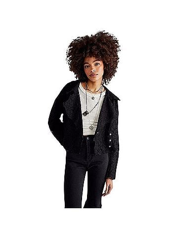 Free People Amelia Lace Bed Jacket Jacket (view 1)