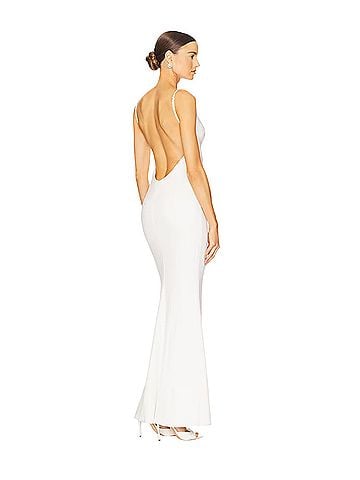 Katie May Bambina Gown in Ivory Katie May Cocktail Dress (view 2)
