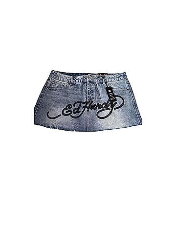 Ed Hardy Denim Skirt (view 1)