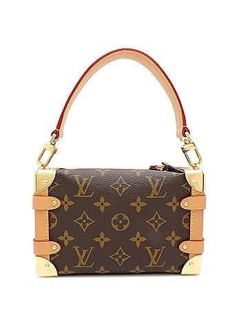 Louis Vuitton Louis Vuitton Side Trunk PM Women's Handbag M46815 Monogram Brown (view 2)