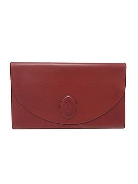 Cartier Cartier women's clutch bag, leather, burgundy (red). (view 1)