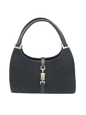 Gucci Gucci Jackie Women's Handbag 002-1068 GG Canvas Black (view 1)