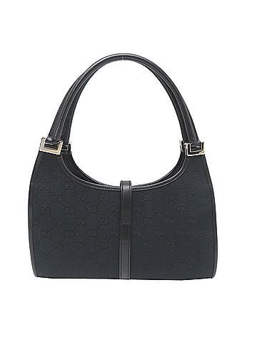 Gucci Gucci Jackie Women's Handbag 002-1068 GG Canvas Black (view 2)