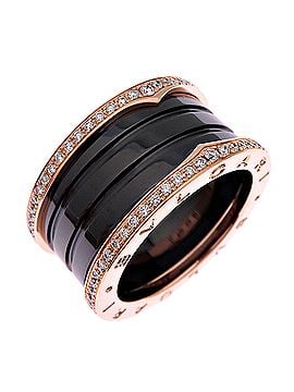 Bvlgari Bvlgari #57 Diamond B.zero1 4-Band Women's/Men's Ring AN857029 349938 750 Pink Gold (view 1)