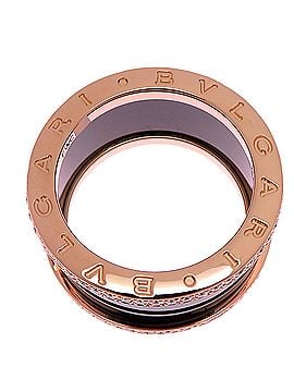 Bvlgari Bvlgari #57 Diamond B.zero1 4-Band Women's/Men's Ring AN857029 349938 750 Pink Gold (view 2)