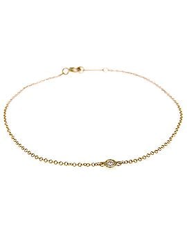 Tiffany & Co. Tiffany &amp; Co. By the Yard Diamond Bracelet for Women, 750 Yellow Gold (Gold Tone) (view 1)