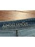 Almost Famous Solid Blue Denim Shorts Size 7 - photo 3