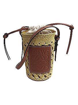 Loewe LOEWE Anagram Cylinder Pocket Shoulder Bag, Yellow (C630P71X01), Women's (view 1)