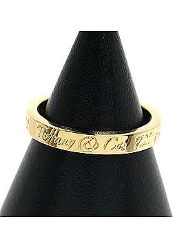 Tiffany & Co. TIFFANY&amp;Co. Tiffany &amp; Co. 18K Yellow Gold Notes Narrow New York Ring (3.1g) for Women (view 1)