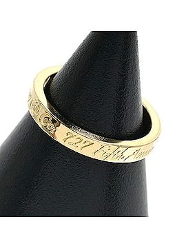 Tiffany & Co. TIFFANY&amp;Co. Tiffany &amp; Co. 18K Yellow Gold Notes Narrow New York Ring (3.1g) for Women (view 2)
