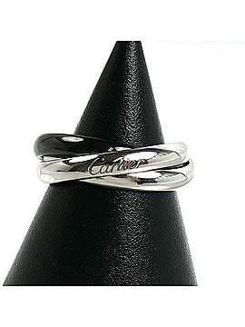 Cartier CARTIER Cartier 18KWG White Gold Ceramic Trinity Ring B4234154 54 8.5g Women's (view 1)