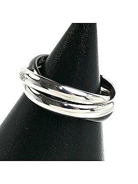 Cartier CARTIER Cartier 18KWG White Gold Ceramic Trinity Ring B4234154 54 8.5g Women's (view 2)