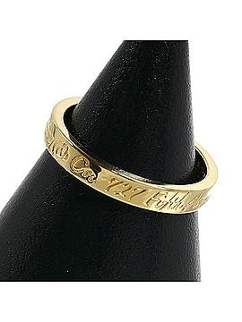Tiffany & Co. TIFFANY&amp;Co. Tiffany &amp; Co. 18K Yellow Gold Notes Narrow Ring (2.9g) for Women (view 2)