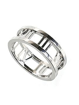 Tiffany & Co. TIFFANY&amp;Co. Tiffany &amp; Co. 18KWG White Gold Atlas Open Ring (5.1g) for Women (view 1)