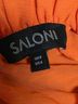 Saloni 100% Polyester Color Block Orange Pink Cocktail Dress Size 4 - photo 4