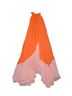 Saloni 100% Polyester Color Block Orange Pink Cocktail Dress Size 4 - photo 8