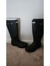 Hunter 100% Rubber Black Rain Boots Size EU 41 - photo 3