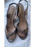 Bruno Magli 100% Leather Black Brown Heels Size 8 - photo 3