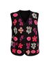 Susan Bristol Floral Black Pink Tank Top Size XL - photo 1