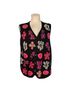 Susan Bristol Floral Black Pink Tank Top Size XL - photo 2
