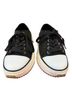 Wild Pair 100% Fabric Black White Sneakers Size 7 1/2 - photo 1