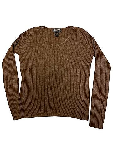 Banana Republic Ribbed V neck Wool Sweater (view 1)