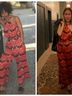 Anthropologie Graphic Red Jumpsuit Size S - photo 4