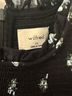 Wilfred 100% Polyester 31% Rubber Floral Black Blue Long Sleeve Top Size XS - photo 3