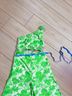 Fore 100% Rayon Floral Green White Jumpsuit Size M - photo 6