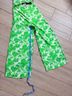 Fore 100% Rayon Floral Green White Jumpsuit Size M - photo 7