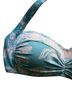 Lilly Pulitzer Floral Multi Color Teal Pink Swimsuit Top Size 4 - photo 2