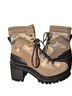 Gianni Bini Camo Brown Green Boots Size 6 1/2 - photo 1