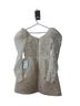by watters. 100% Polyester 100% Polyester Solid Ivory Silver Cocktail Dress Size 2 - photo 2