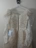 by watters. 100% Polyester 100% Polyester Solid Ivory Silver Cocktail Dress Size 2 - photo 9