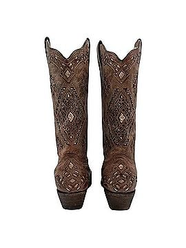 Corral Boots Women's Cognac Glitter Inlay Boot A2948 Boots (view 2)