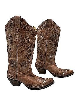 Corral Boots Women's Cognac Glitter Inlay Boot A2948 Boots (view 1)