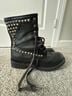 Ash 100% Leather Black Boots Size EU 38 - photo 4