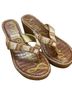 Sam Edelman Tan White Wedges Size 9 1/2 - photo 1