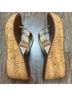 Sam Edelman Tan White Wedges Size 9 1/2 - photo 6