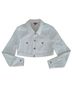 STAUD 100% Cotton White Denim Jacket Size M - photo 1