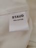 STAUD 100% Cotton White Denim Jacket Size M - photo 4