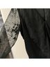 Mason 100% Silk Solid Black Long Sleeve Blouse Size 6 - photo 7