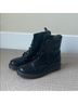 Dr. Martens 100% Leather Black Boots Size 7 - photo 3