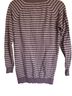 Boden Stripes Purple White Cardigan Size 8 - photo 2